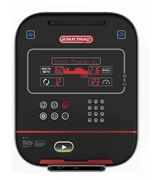 Star Trac 8-Series Upright Bike with LCD – Commercial Magnetic Resistance & Dynamic Heart Rate Control