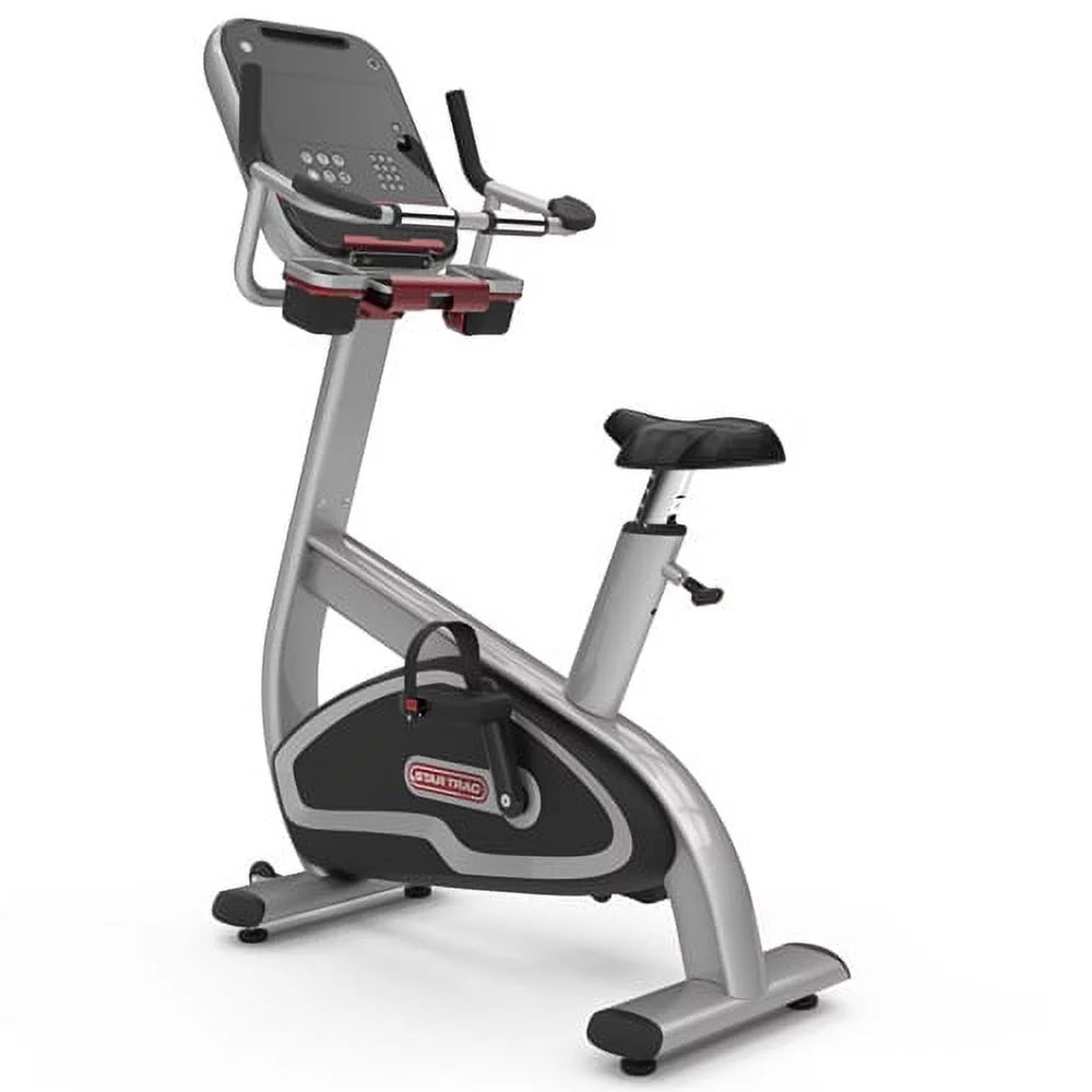 Star Trac 8-Series Upright Bike with LCD – Commercial Magnetic Resistance & Dynamic Heart Rate Control