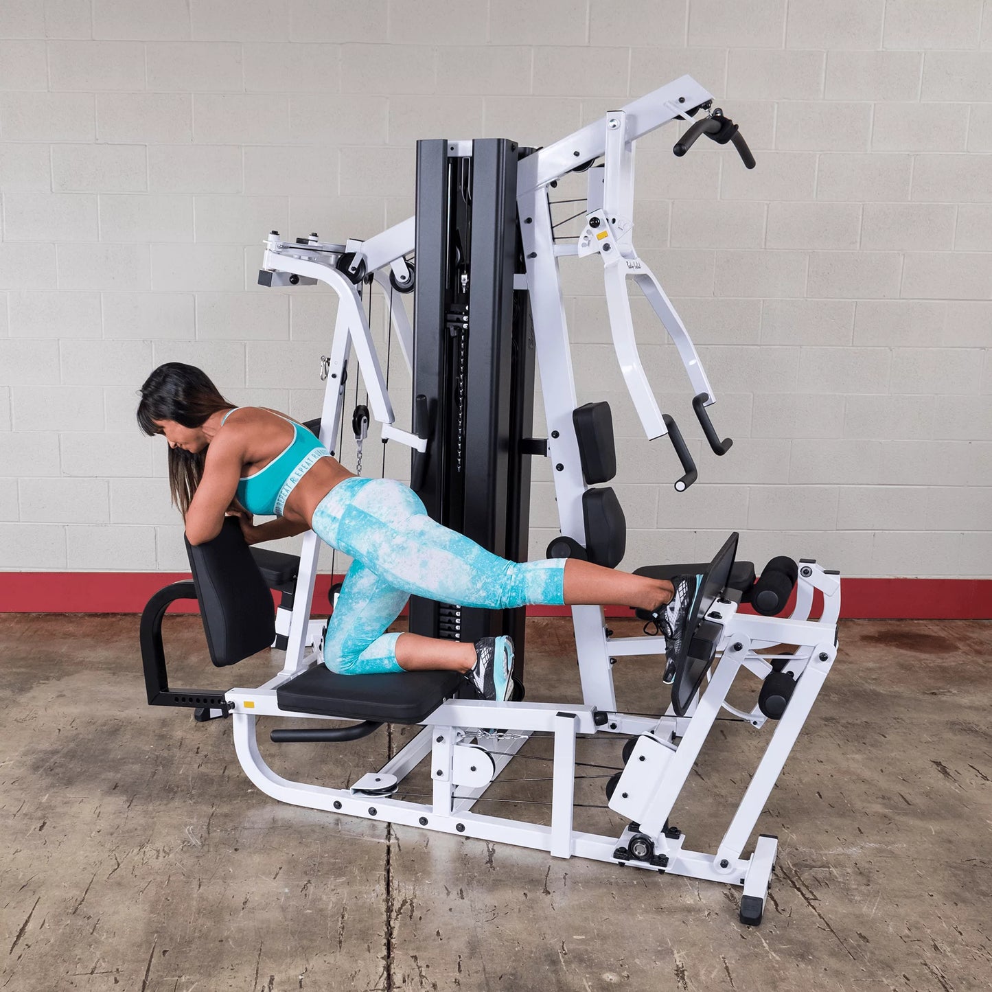 Body-Solid Multi-Station Gym – Dual 210 lb Stacks + Leg Press