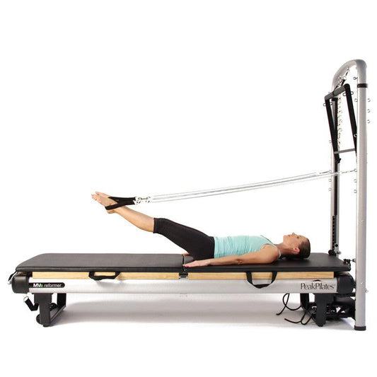 Peak Pilates MVe® Reformer & Tower – Stackable Aluminum Pilates Reformer System