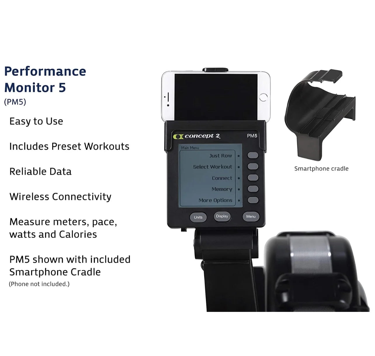 Concept2 RowErg — Full-Body Rowing Machine with PM5 Monitor