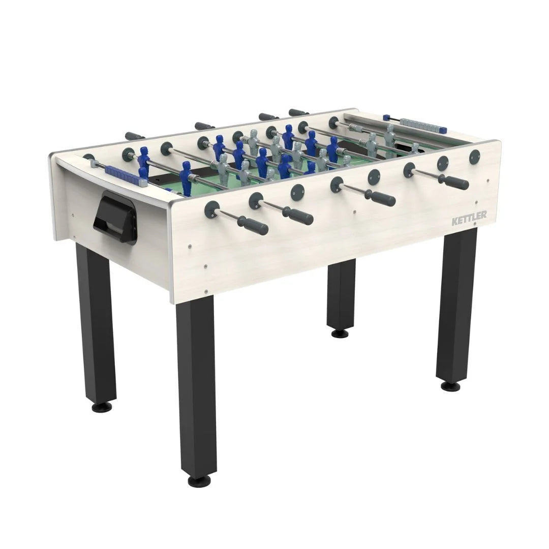 KETTLER Milano Outdoor Foosball Table – Weather-proof Glass Field & Steel Telescopic Rods