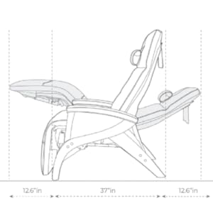 Svago Newton Zero Gravity Recliner – Premium Leather, Heat & Air-Cell Massage