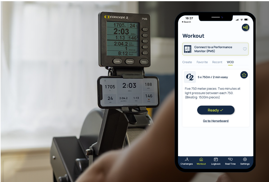 Concept2 RowErg — Full-Body Rowing Machine with PM5 Monitor