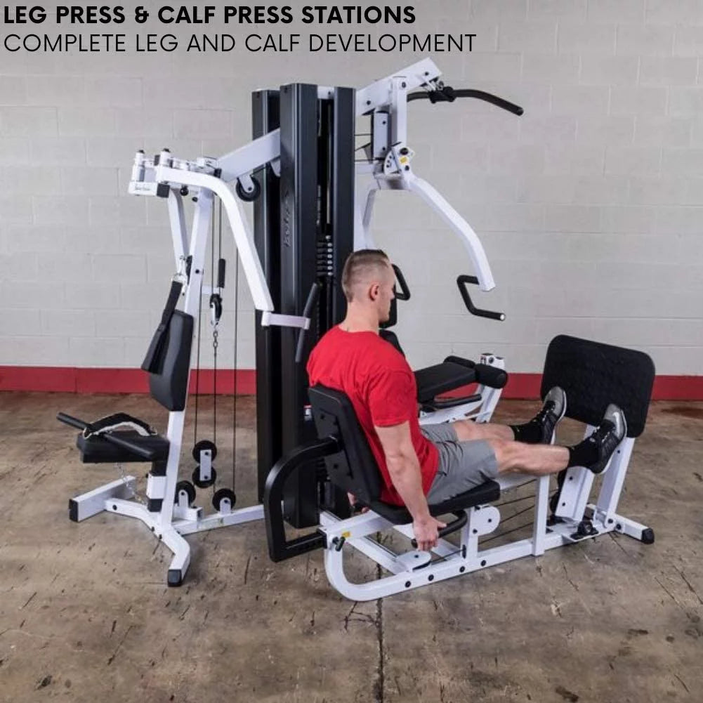 Body-Solid Multi-Station Home Gym – Dual 210 lb Weight Stacks