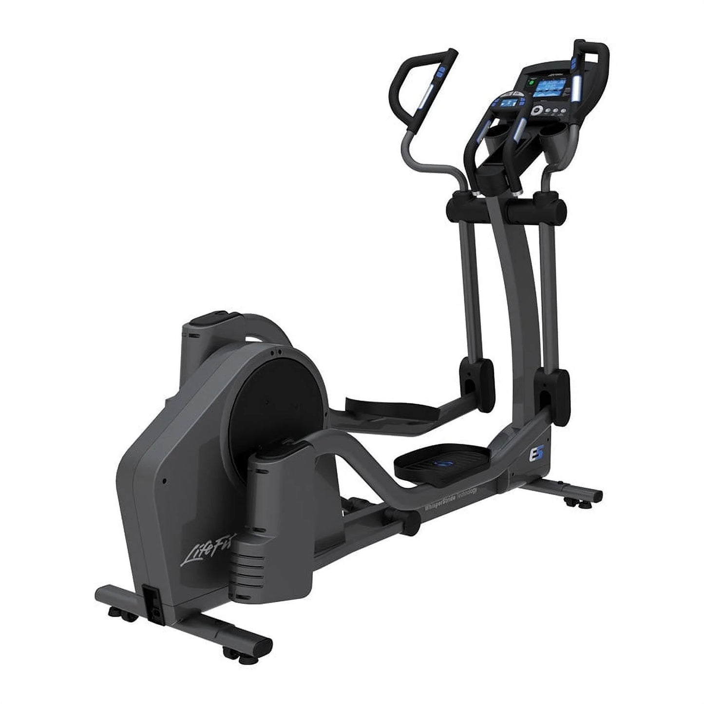 Life Fitness E5 Adjustable-Stride Elliptical Cross-Trainer with Go Console (WhisperStride Technology)