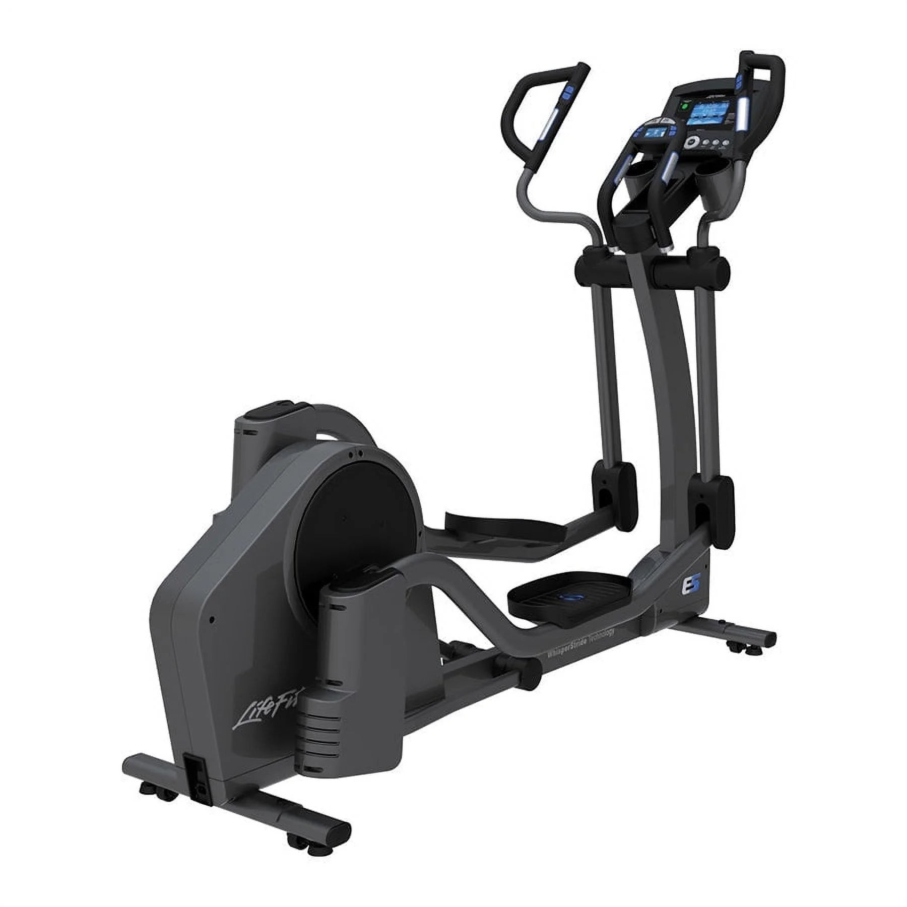 Life Fitness E5 Adjustable-Stride Elliptical Cross-Trainer with Go Console (WhisperStride Technology)