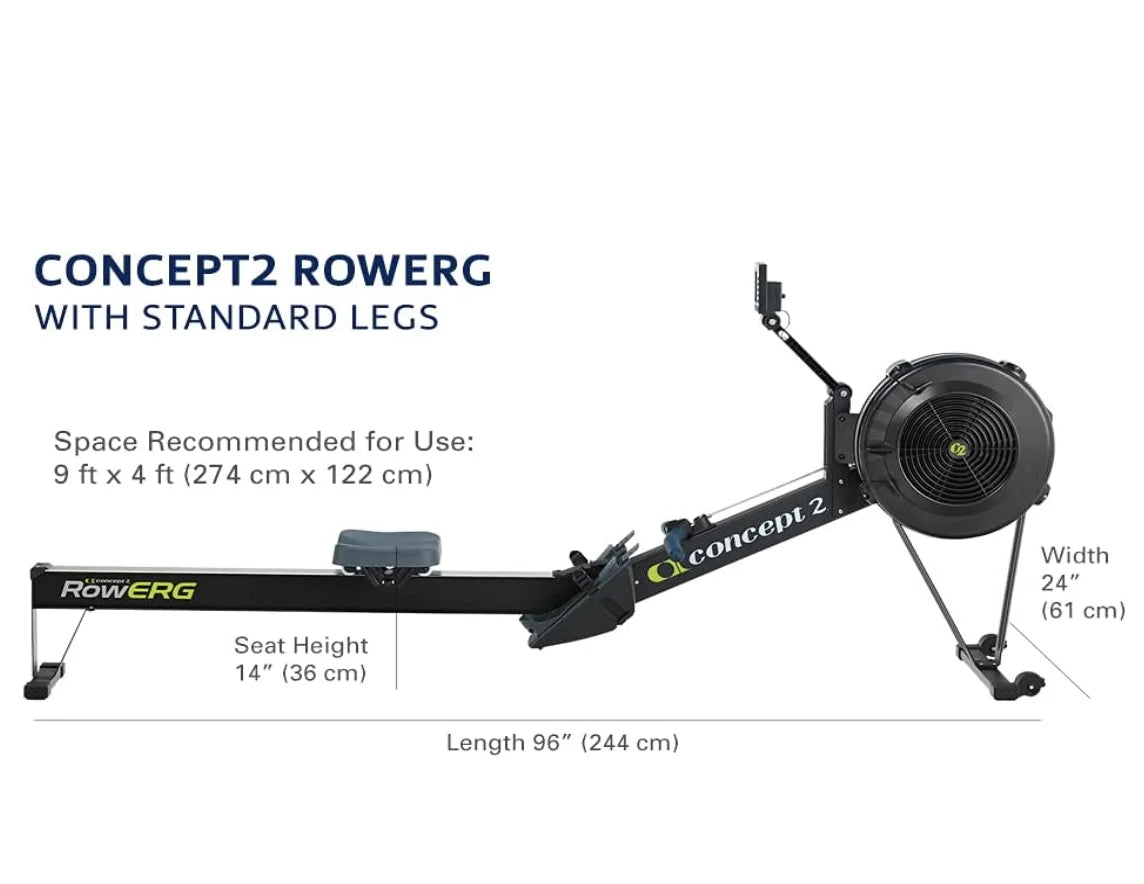 Concept2 RowErg — Full-Body Rowing Machine with PM5 Monitor