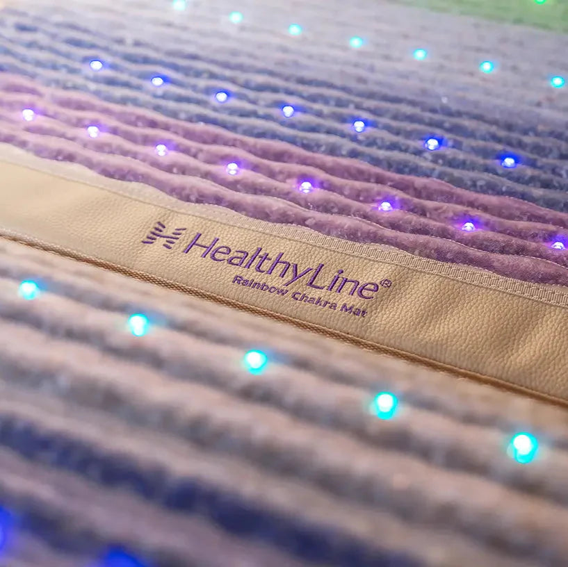 HealthyLine Rainbow Series Chakra PEMF InfraMat Pro® Heating Mats – Multi-Size Full-Body Red-Light & Far Infrared Therapy