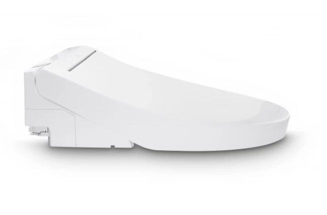 Side profile of TOTO WASHLET C5 highlighting seat height and streamlined shape