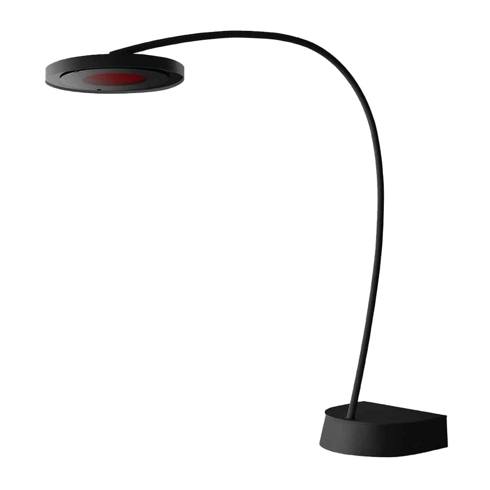 Angled view of Bromic Eclipse Smart-Heat Portable heater emphasizing curved silhouette