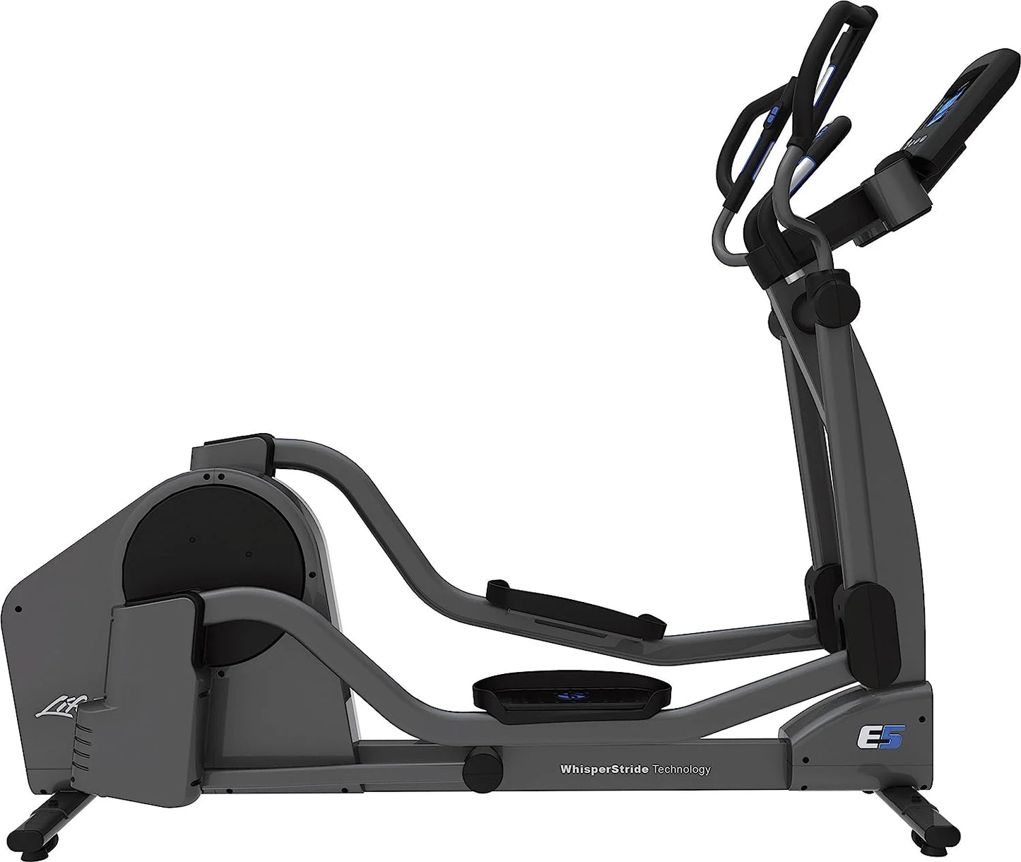 Life Fitness E5 Adjustable-Stride Elliptical Cross-Trainer with Go Console (WhisperStride Technology)