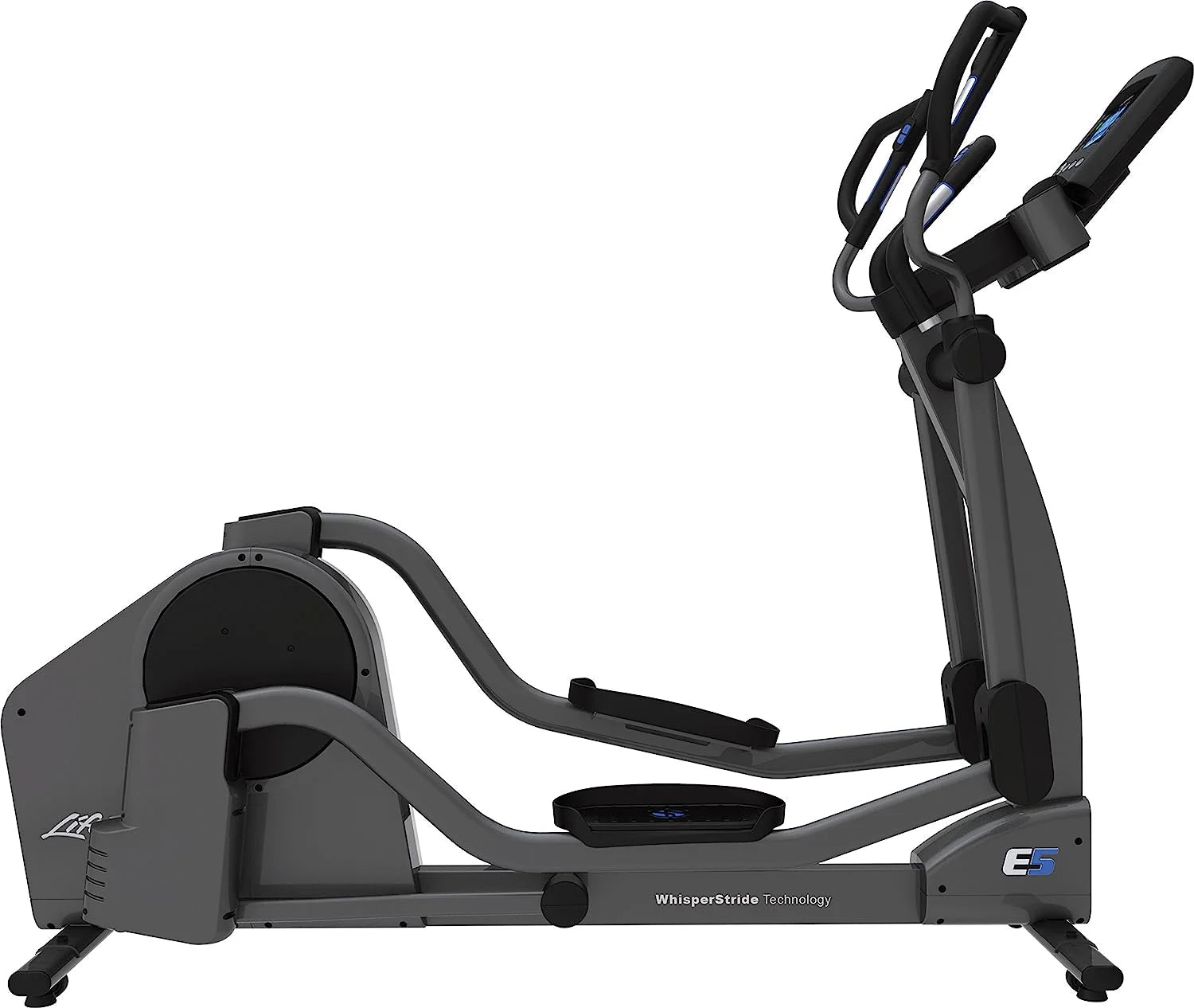 Life Fitness E5 Adjustable-Stride Elliptical Cross-Trainer with Go Console (WhisperStride Technology)