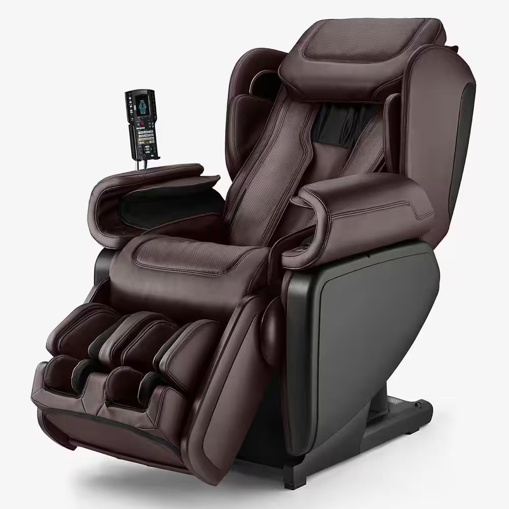 Fujiiryoki KAGRA 4D Zero-Gravity Massage Chair — Triple Heat + Reversible Ottoman