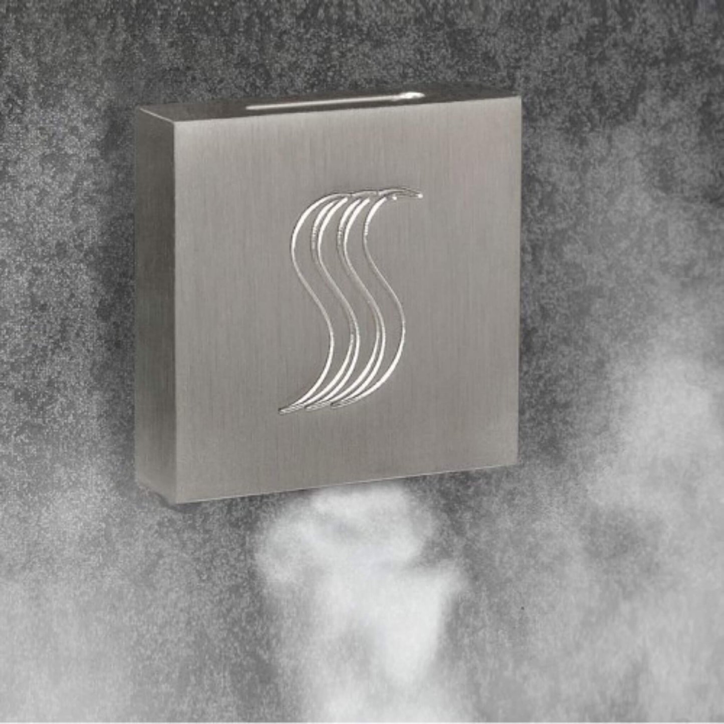 “ThermaSol SteamVection square steamhead emitting steam”