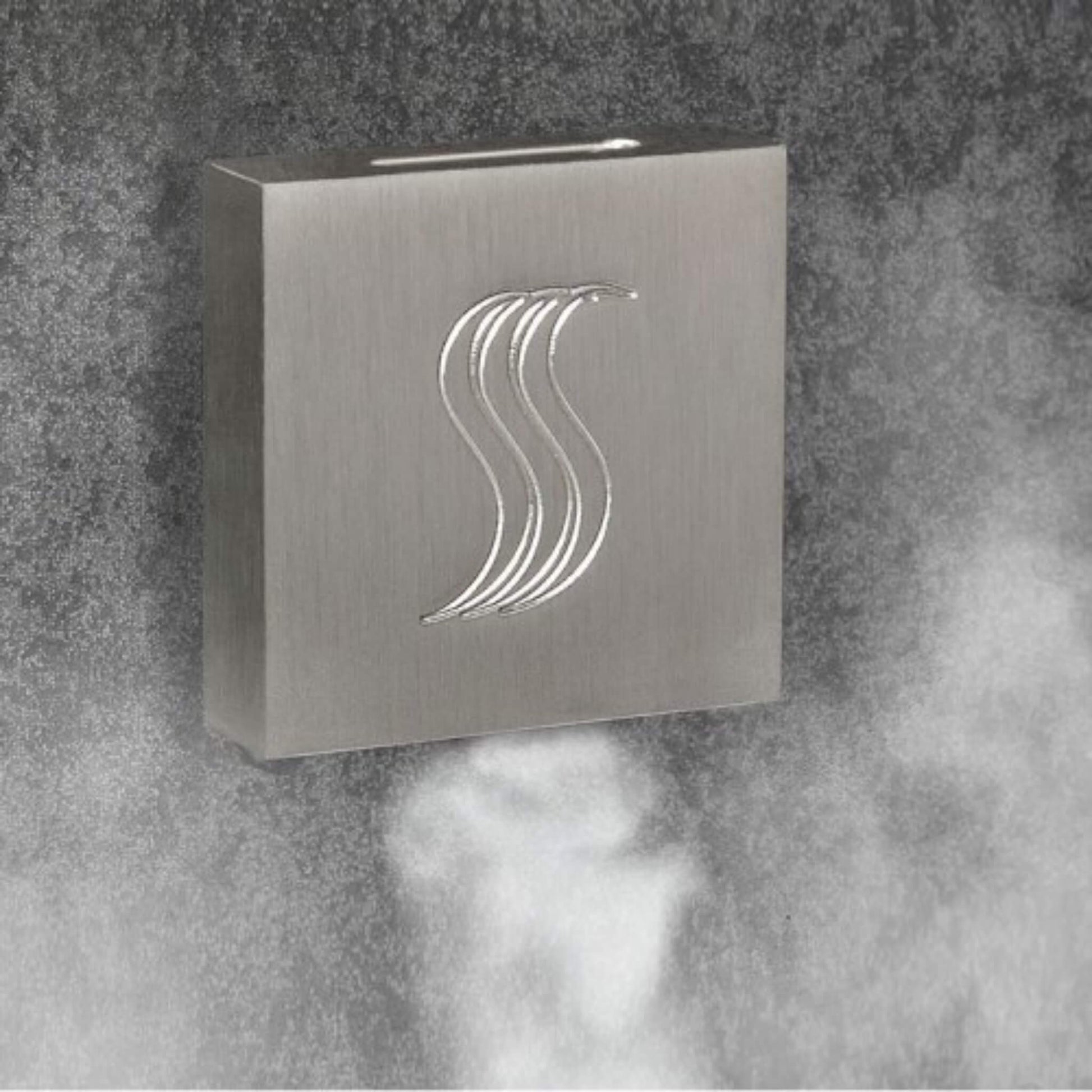 “ThermaSol SteamVection square steamhead emitting steam”