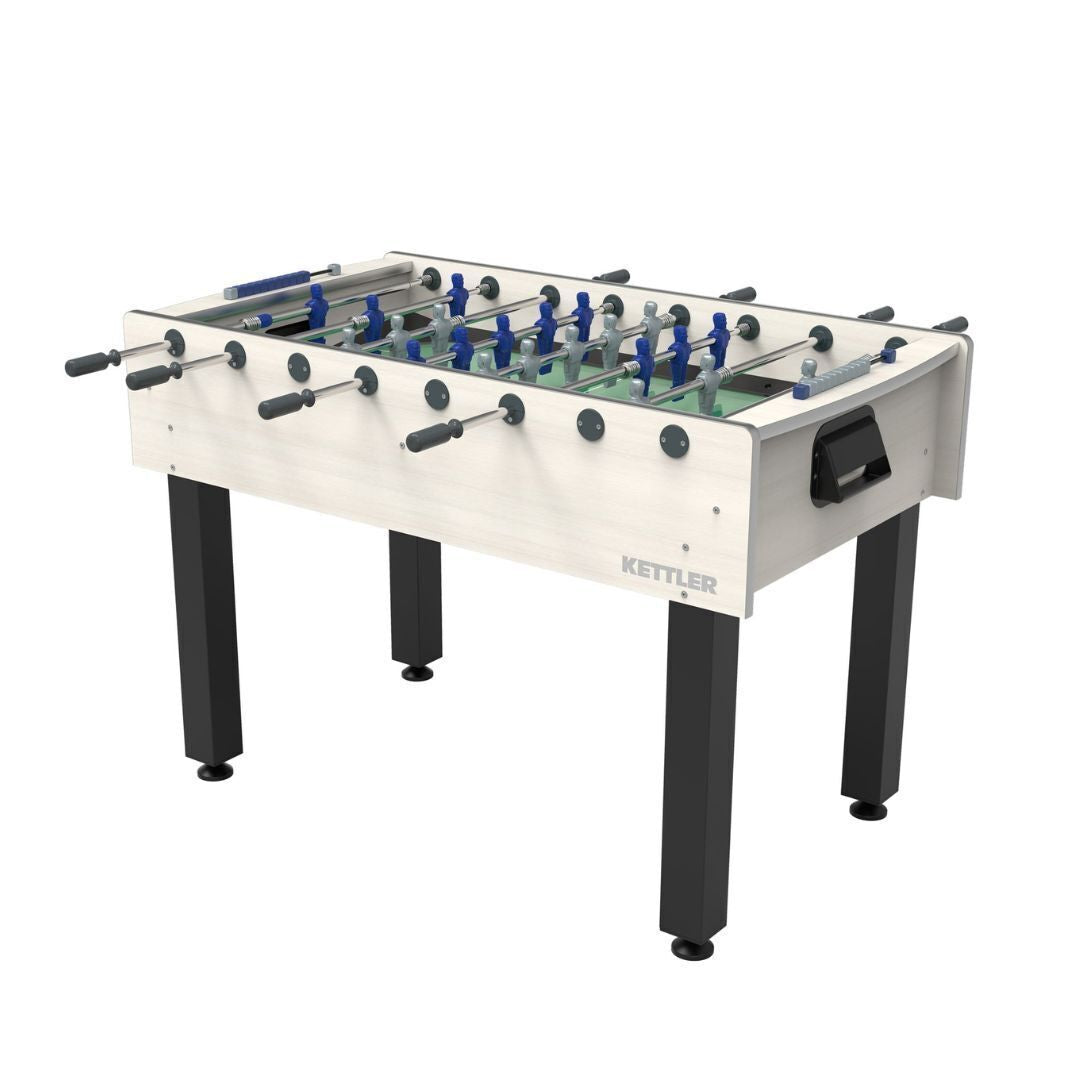 KETTLER Milano Outdoor Foosball Table – Weather-proof Glass Field & Steel Telescopic Rods
