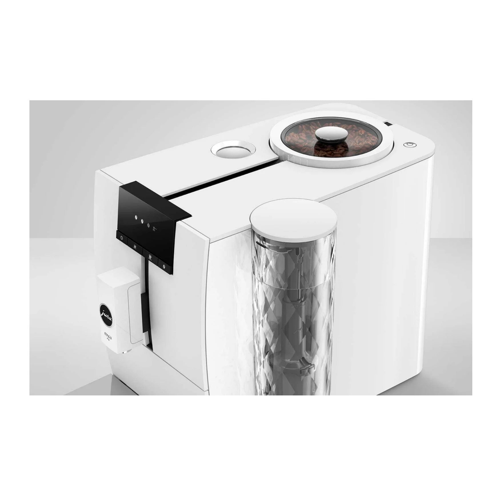 JURA ENA 4 Automatic Coffee Machine – Full Nordic White | Aroma Grinder + P.E.P. Extraction