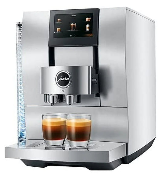 Jura Z10 Aluminum White Fully-Automatic Coffee & Espresso Machine – Cold Brew Extraction