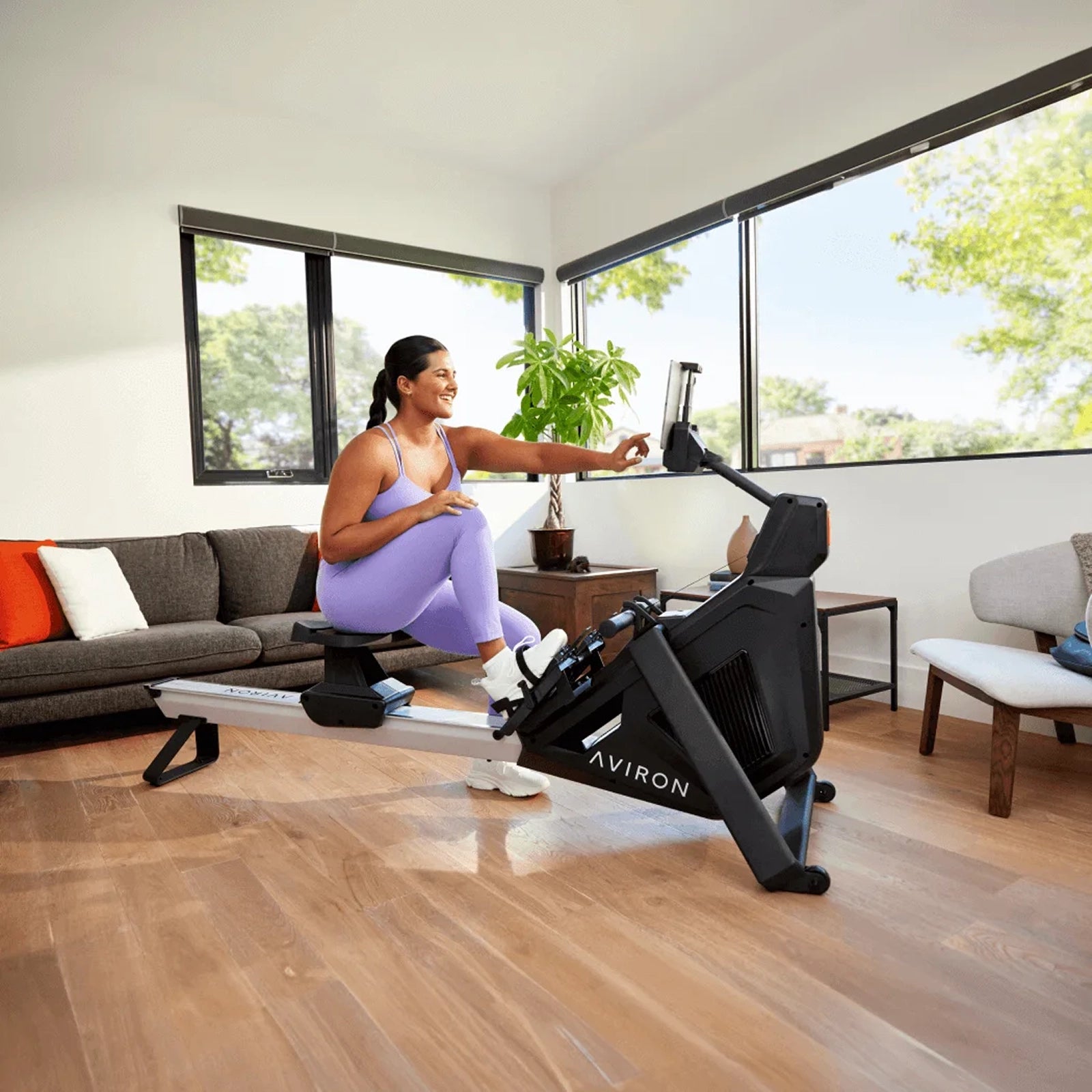 Aviron Strong Go Rower – Smart Home Rowing Machine with Dual Air & Magnetic Resistance