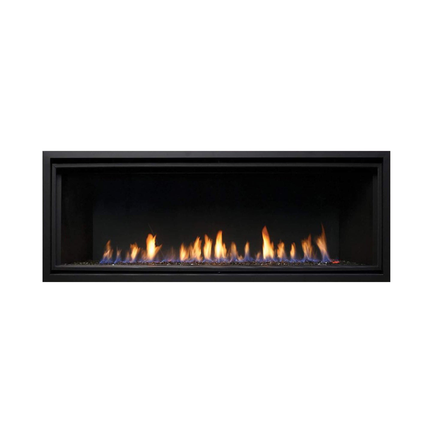 Kingsman ZCVRB60 linear direct vent fireplace 60-inch front view