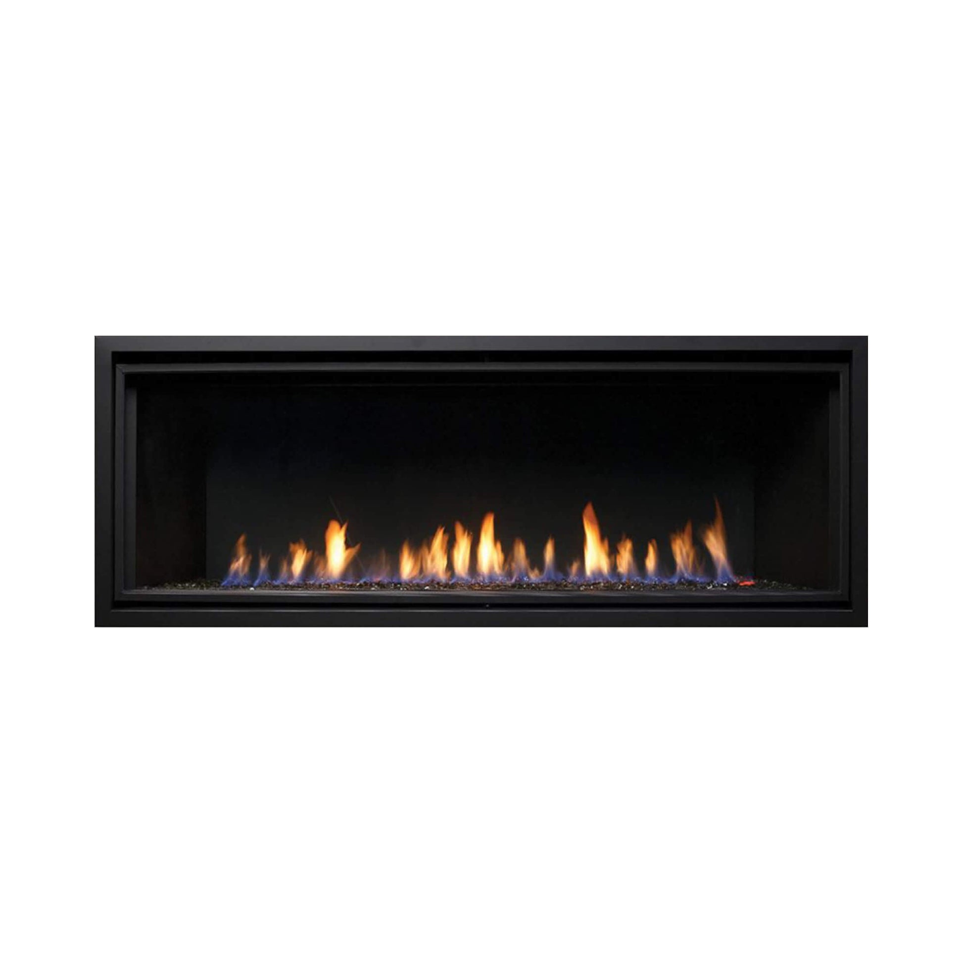 Kingsman ZCVRB60 linear direct vent fireplace 60-inch front view