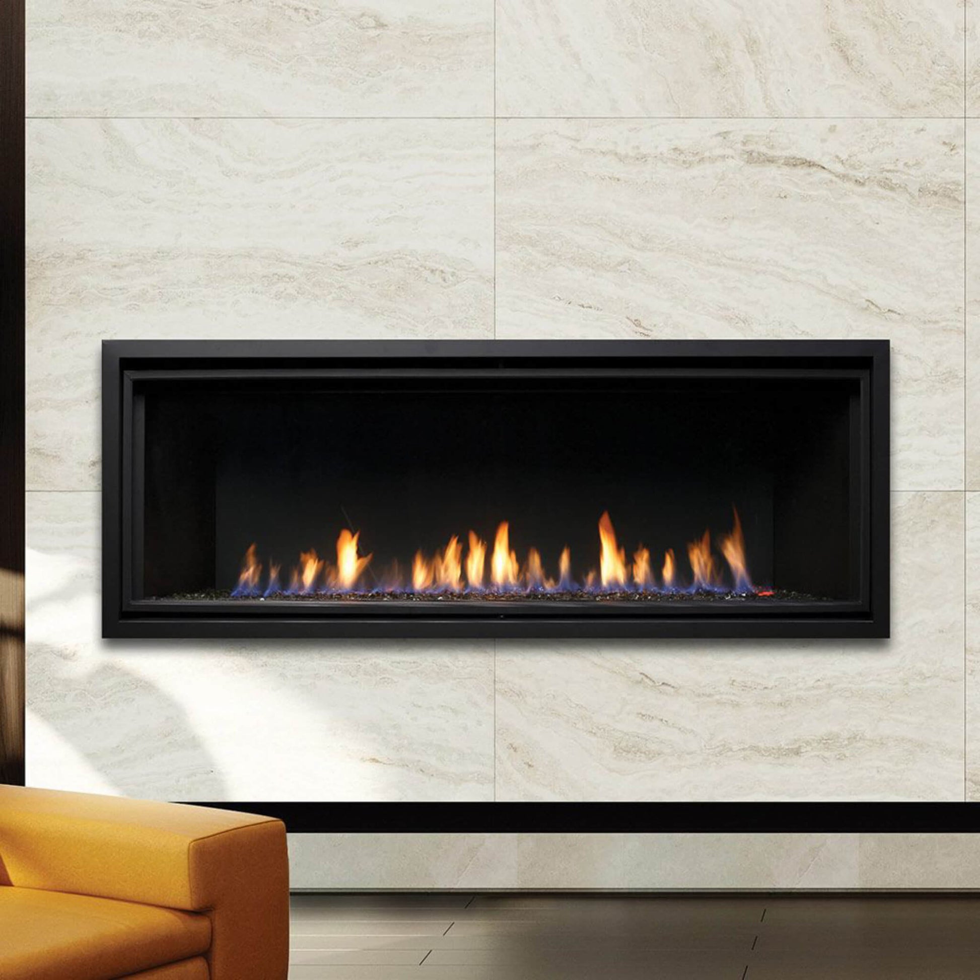 ZCVRB60 fireplace with cream stone wall design
