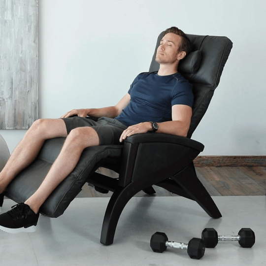 Svago Newton Zero Gravity Recliner – Premium Leather, Heat & Air-Cell Massage