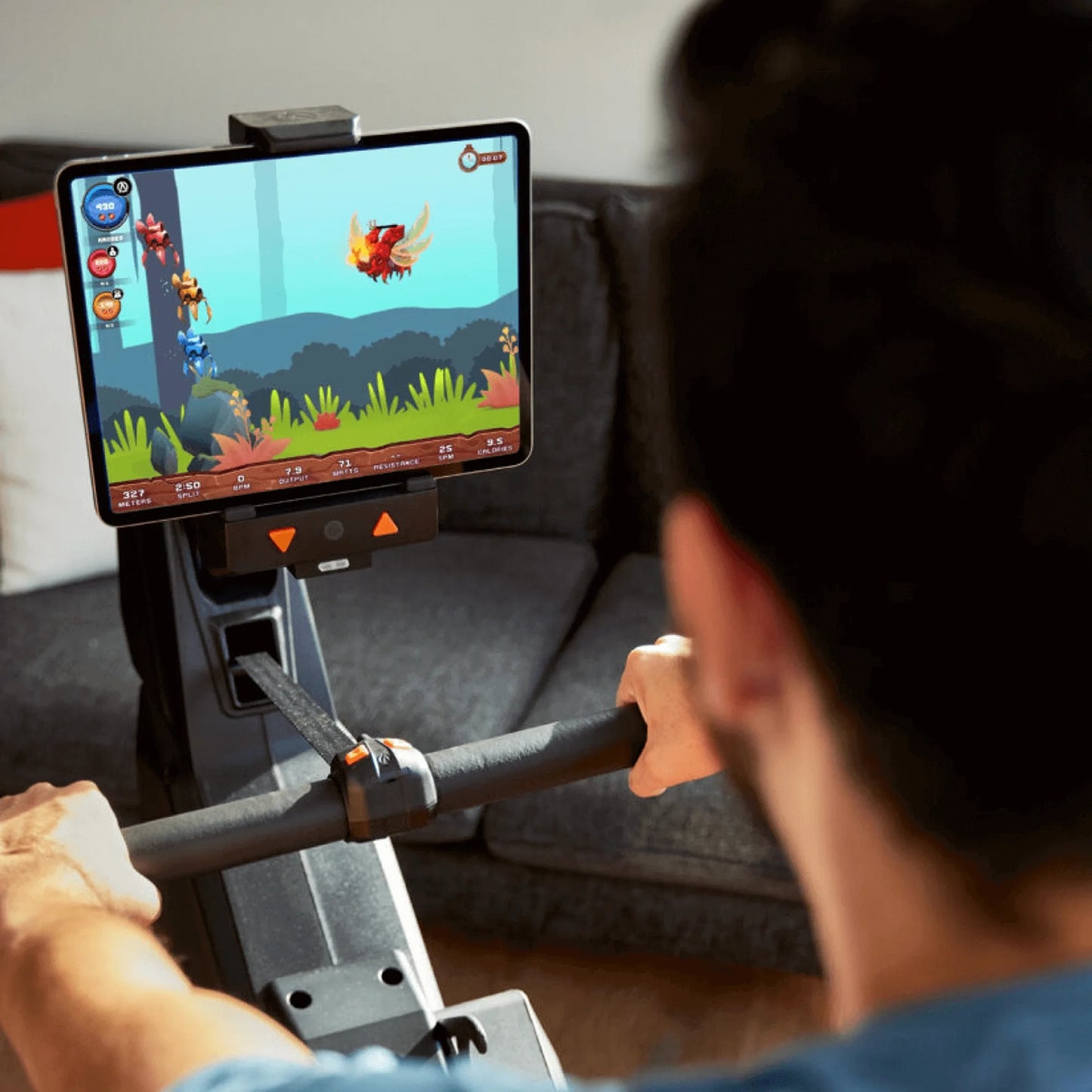 Aviron Strong Go Rower – Smart Home Rowing Machine with Dual Air & Magnetic Resistance