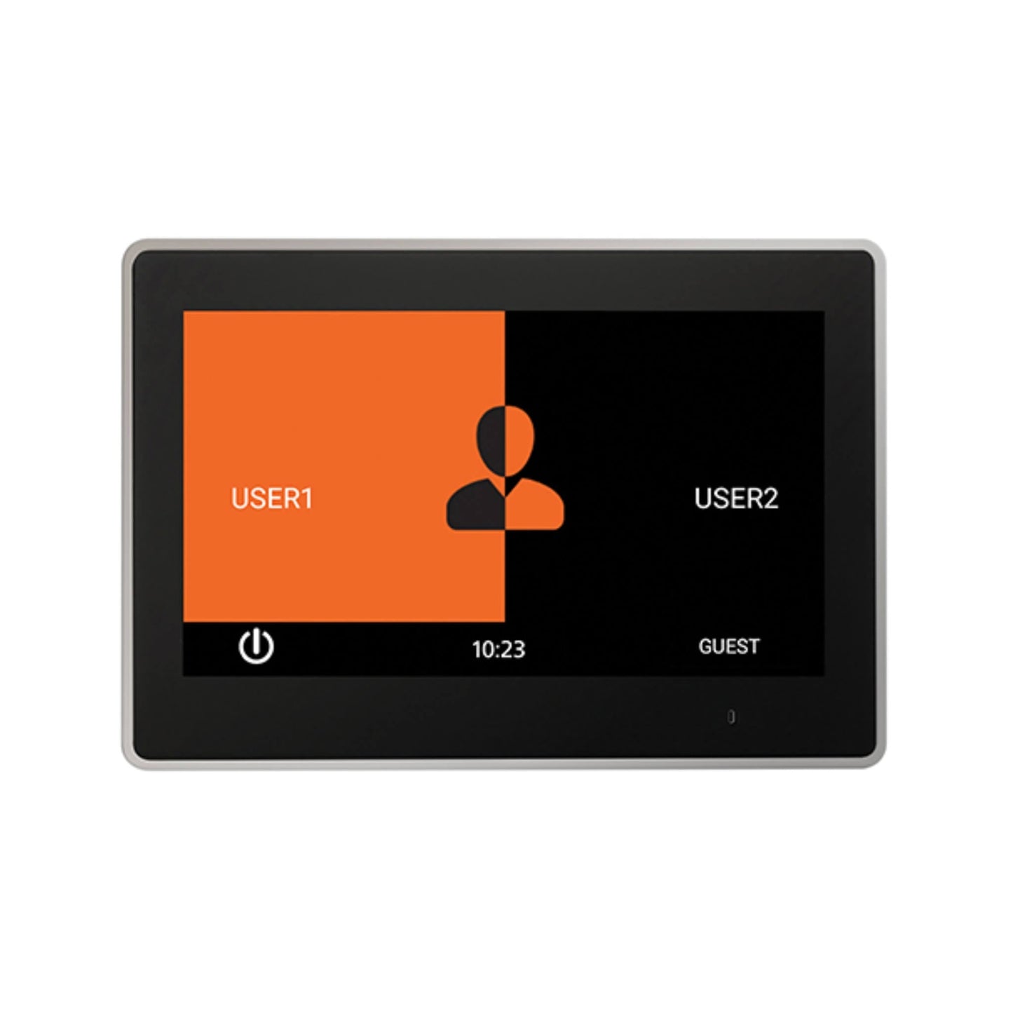 “ThermaSol ThermaTouch 10-inch controller showing Tranquility scene options with visuals and sound therapy.”