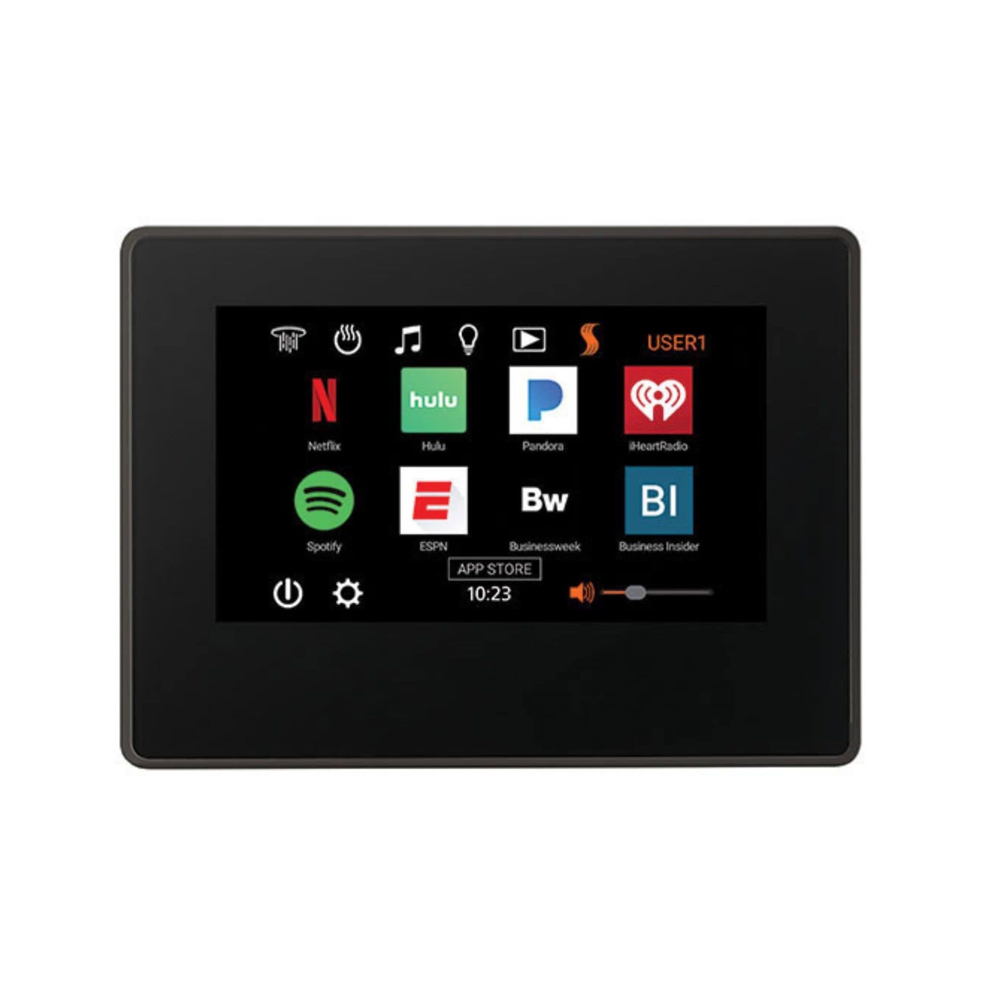 “ThermaSol ThermaTouch 7-inch smart steam shower touchscreen control”